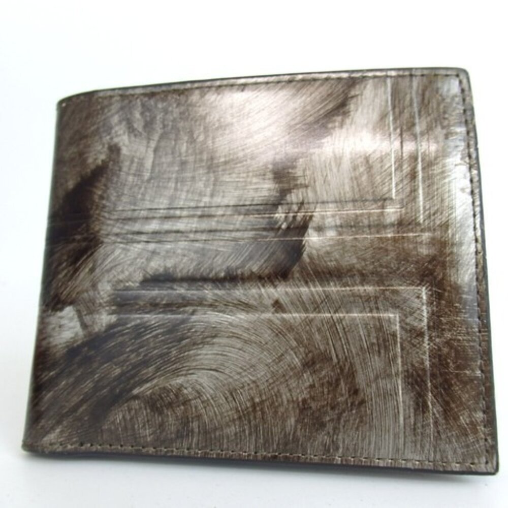 Authentic LANVIN wallet leather [Used]